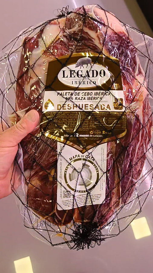 Палєта себо 50% іберіка у вакуумній упаковці Legado El Pozo 10306 фото